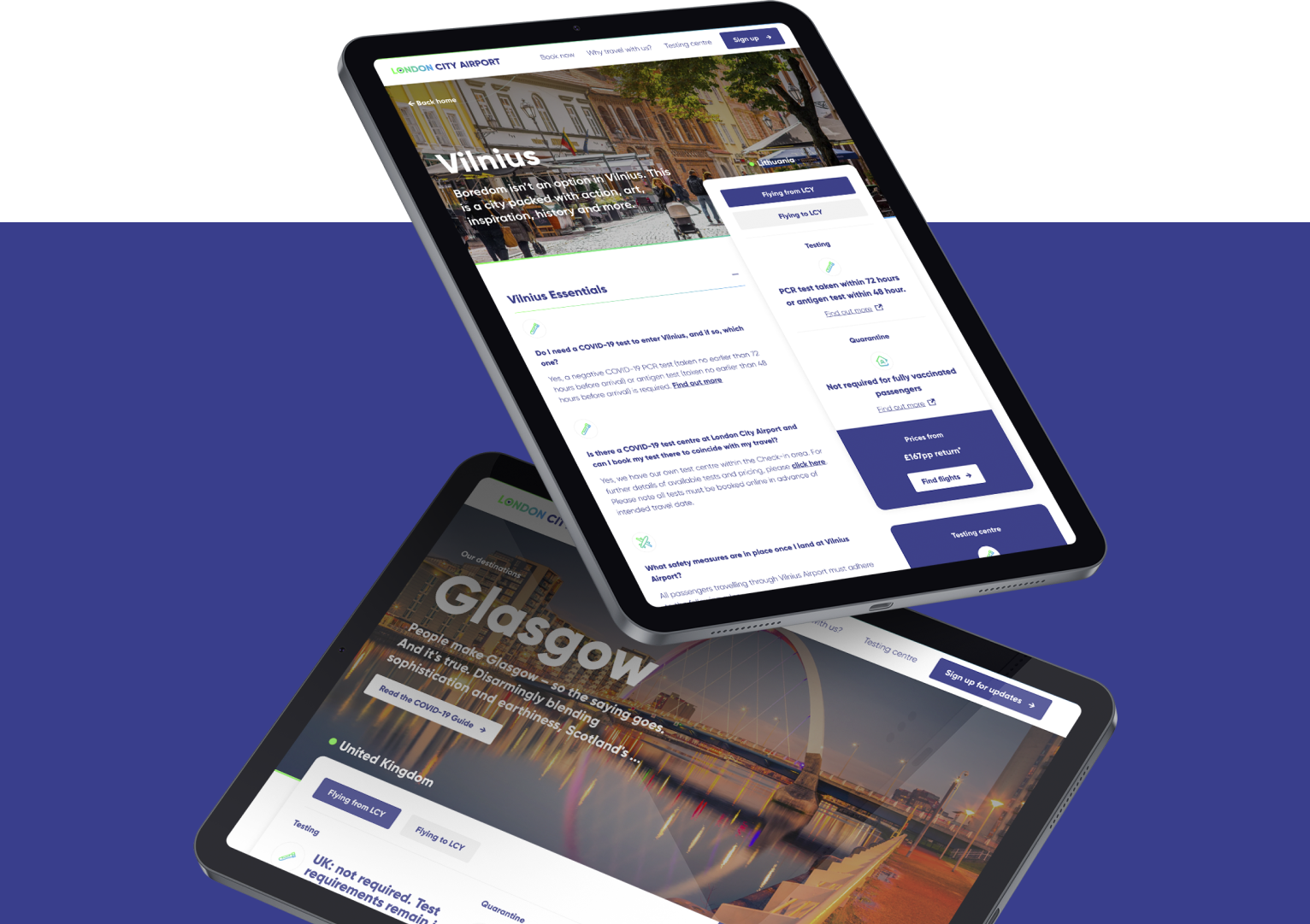 LCY Travel Portal Hero Banner